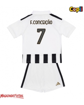 Juventus Francisco Conceicao #7 Echipament de Fotbal Replică 2026-27 Copii Acasa (+ Șorturi)